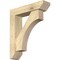 Ekena Millwork Westlake Slat Rough Sawn Bracket w/ Offset Brace, Douglas Fir, 6"W x 24"D x 28"H BKT0604X24X28WTL06RDF - alternate 1